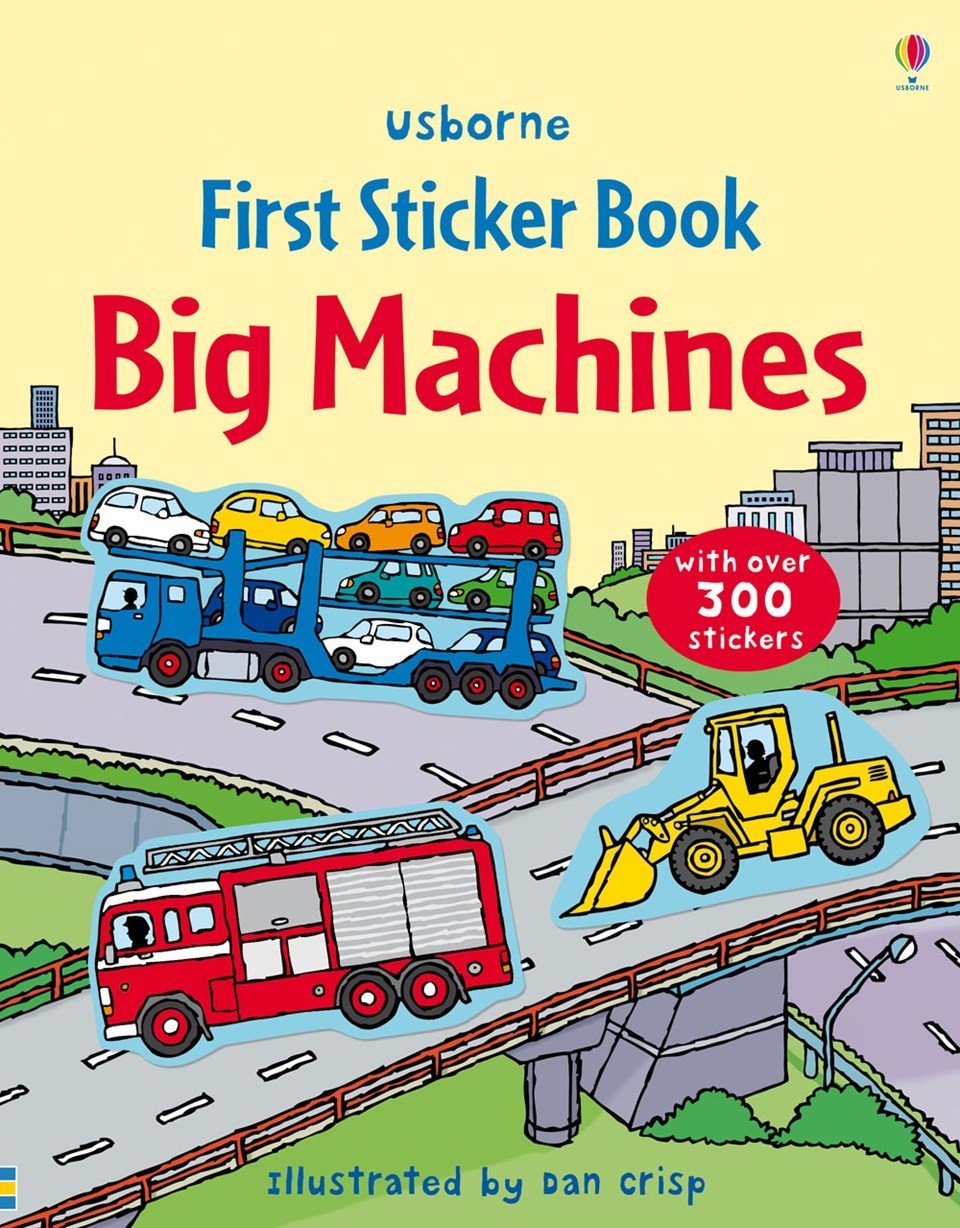 Big machines sticker book