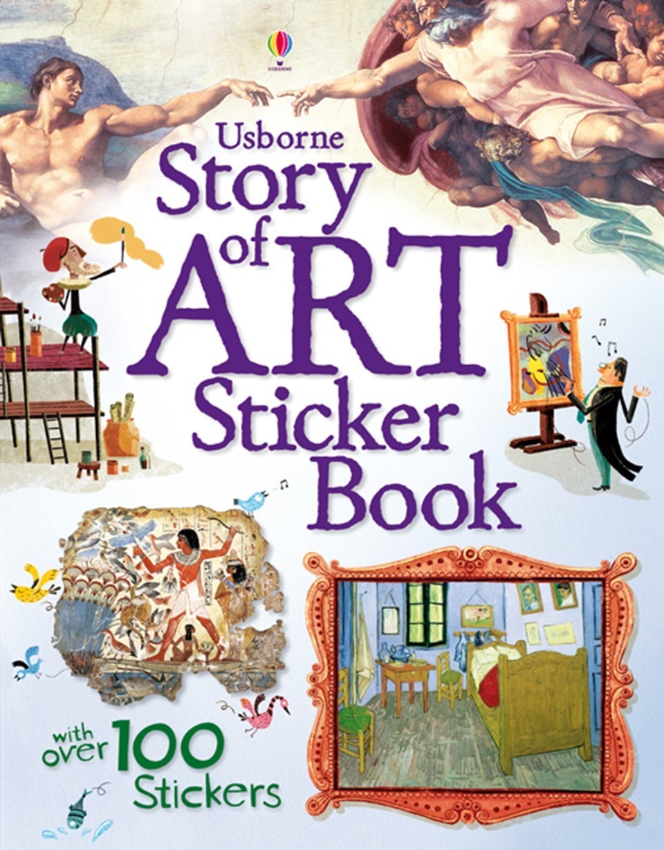 Story of art sticker book