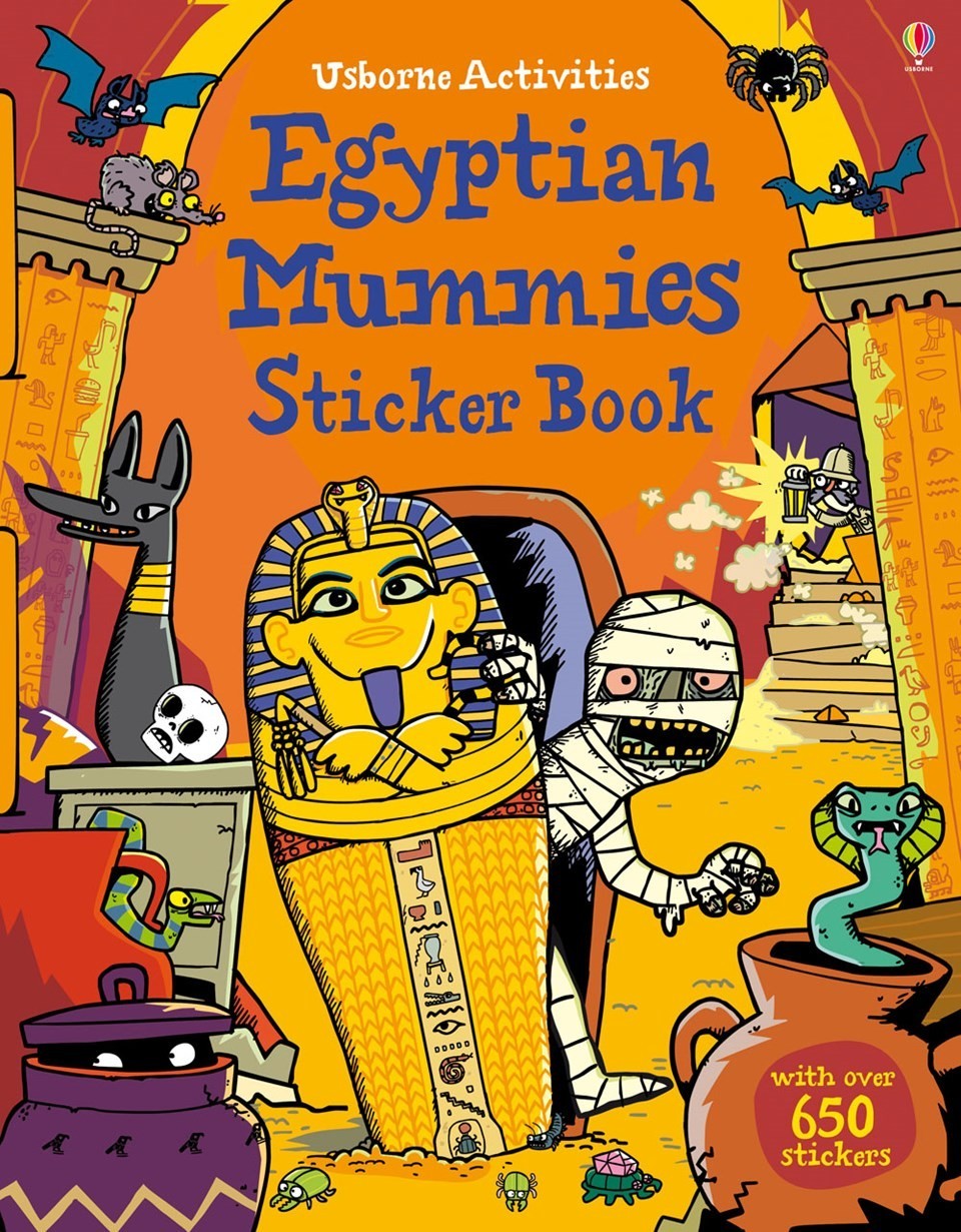 Egyptian mummies sticker book