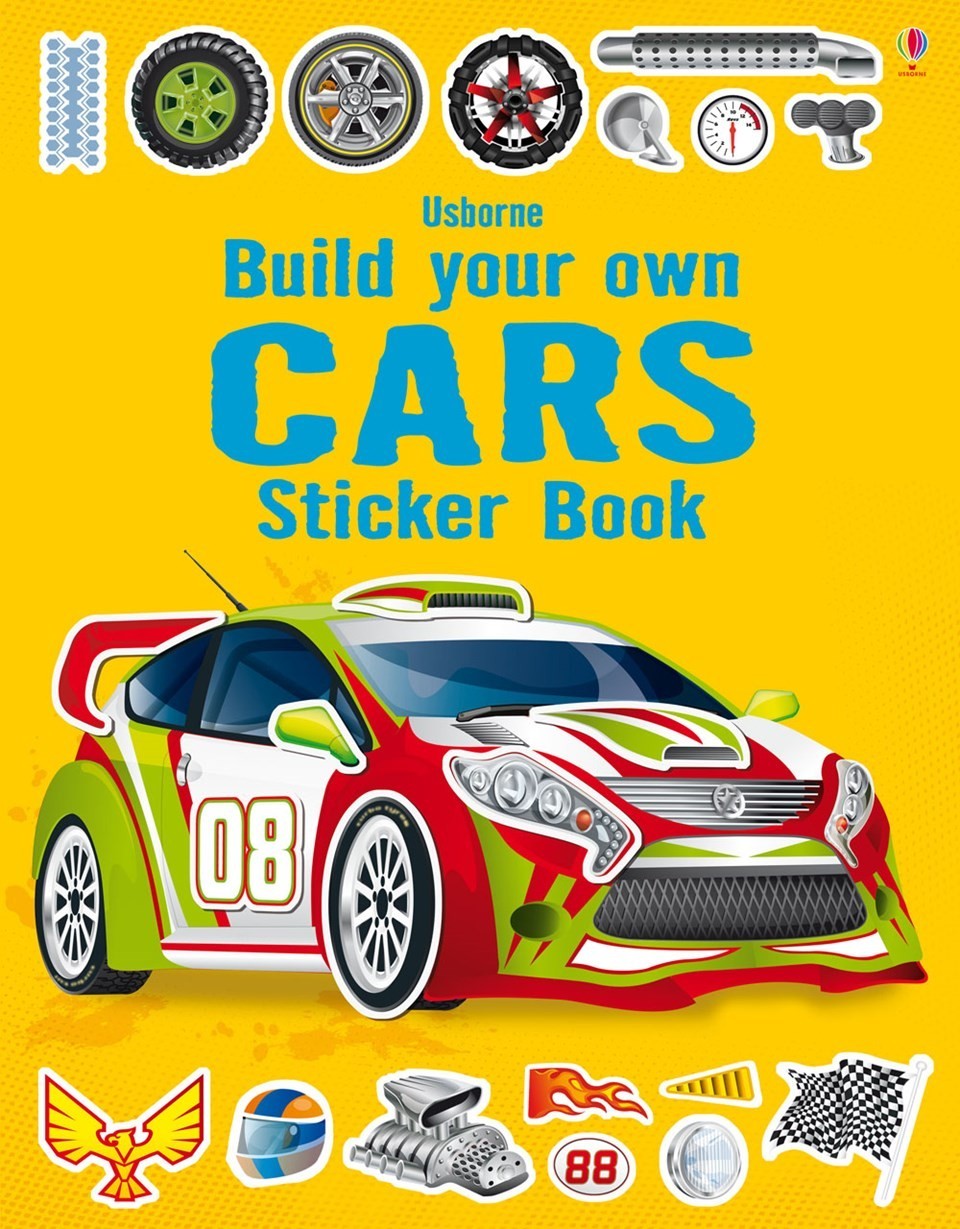 Build your own cars sticker book