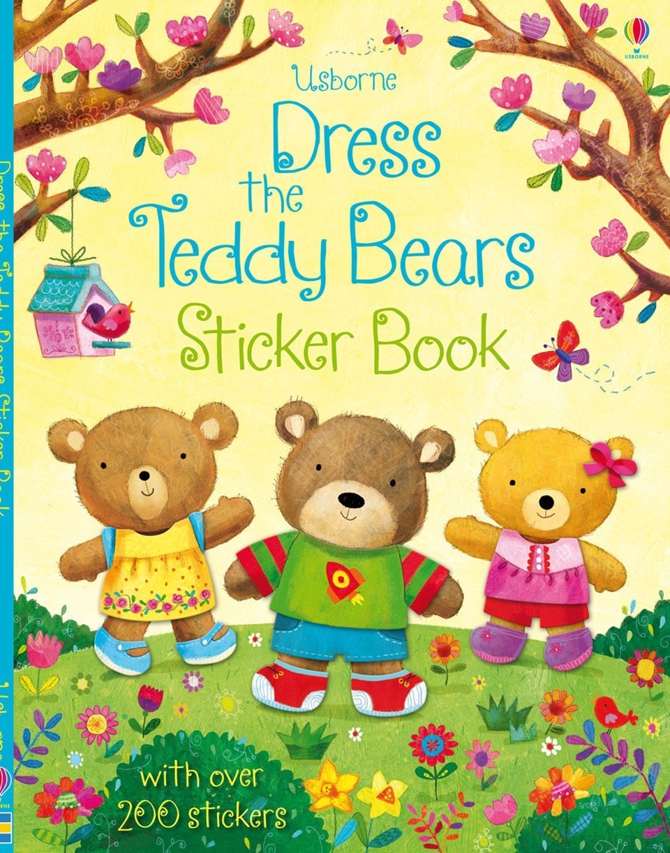 Dress the teddy bears sticker book