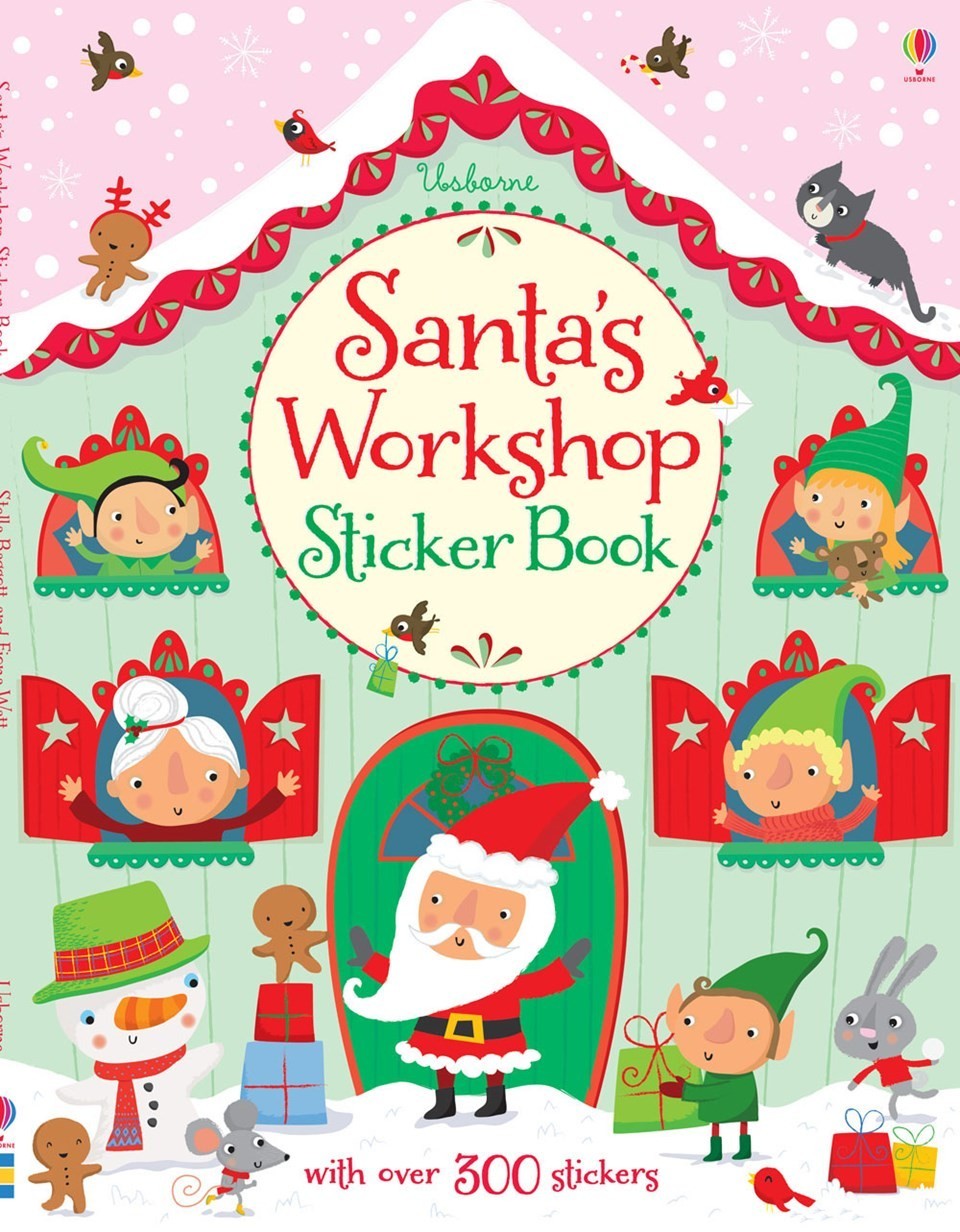 Santa\'s workshop sticker book