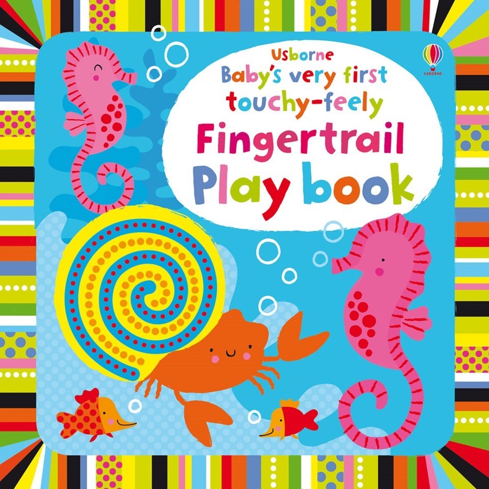 Baby\'s very first touchy-feely fingertrail play book
