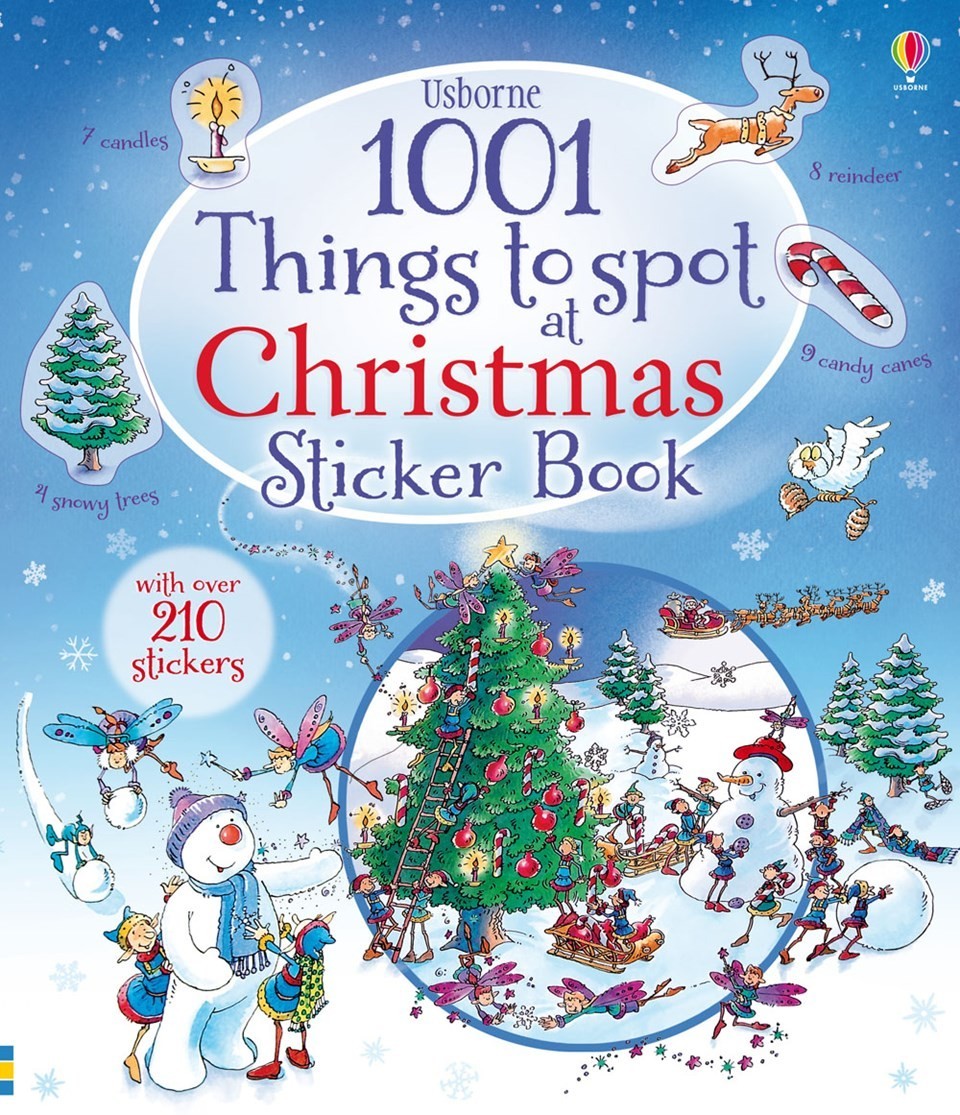 1001 things to spot at Christmas sticker book