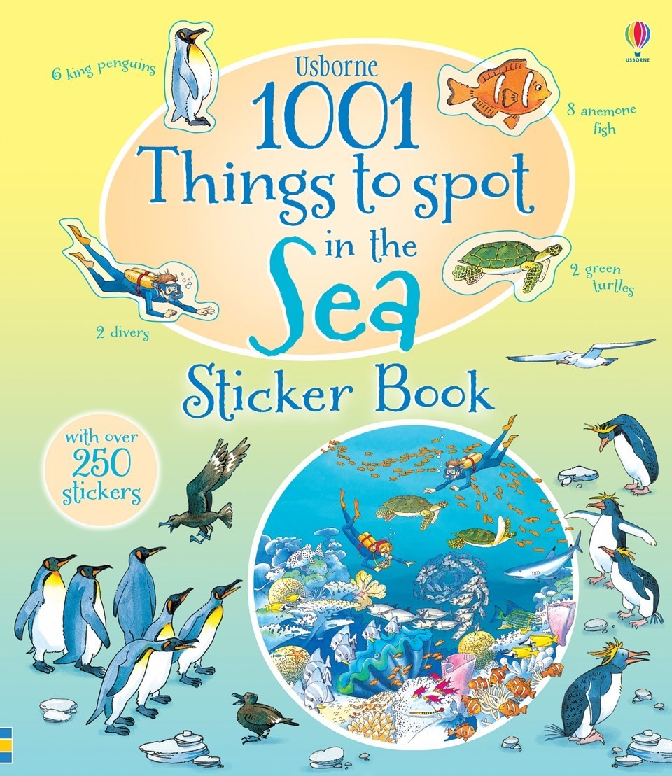 1001 things to spot in the sea sticker book