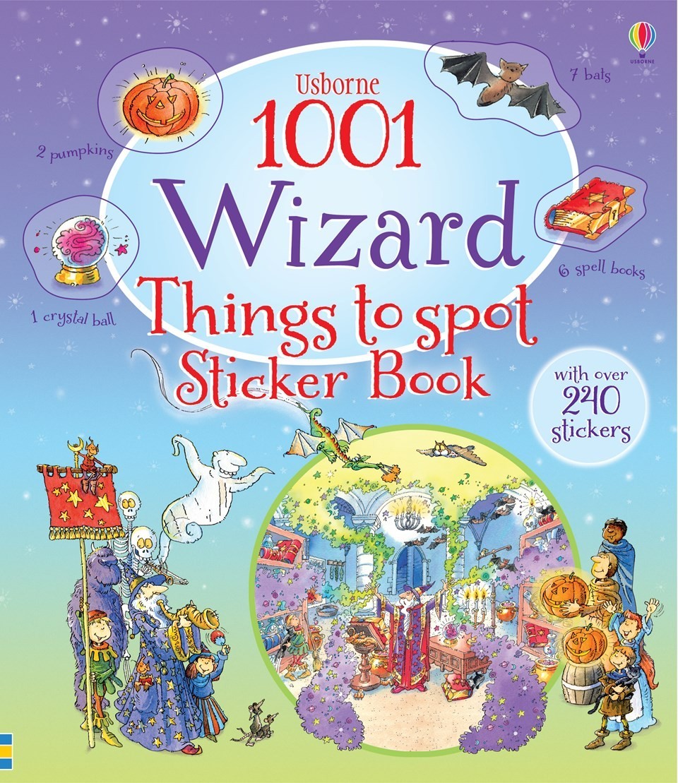 1001 wizard things to spot sticker book