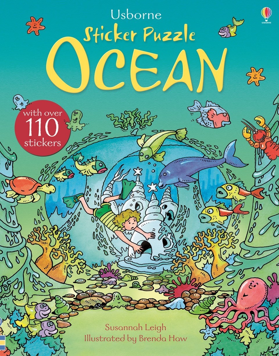 Sticker puzzle ocean