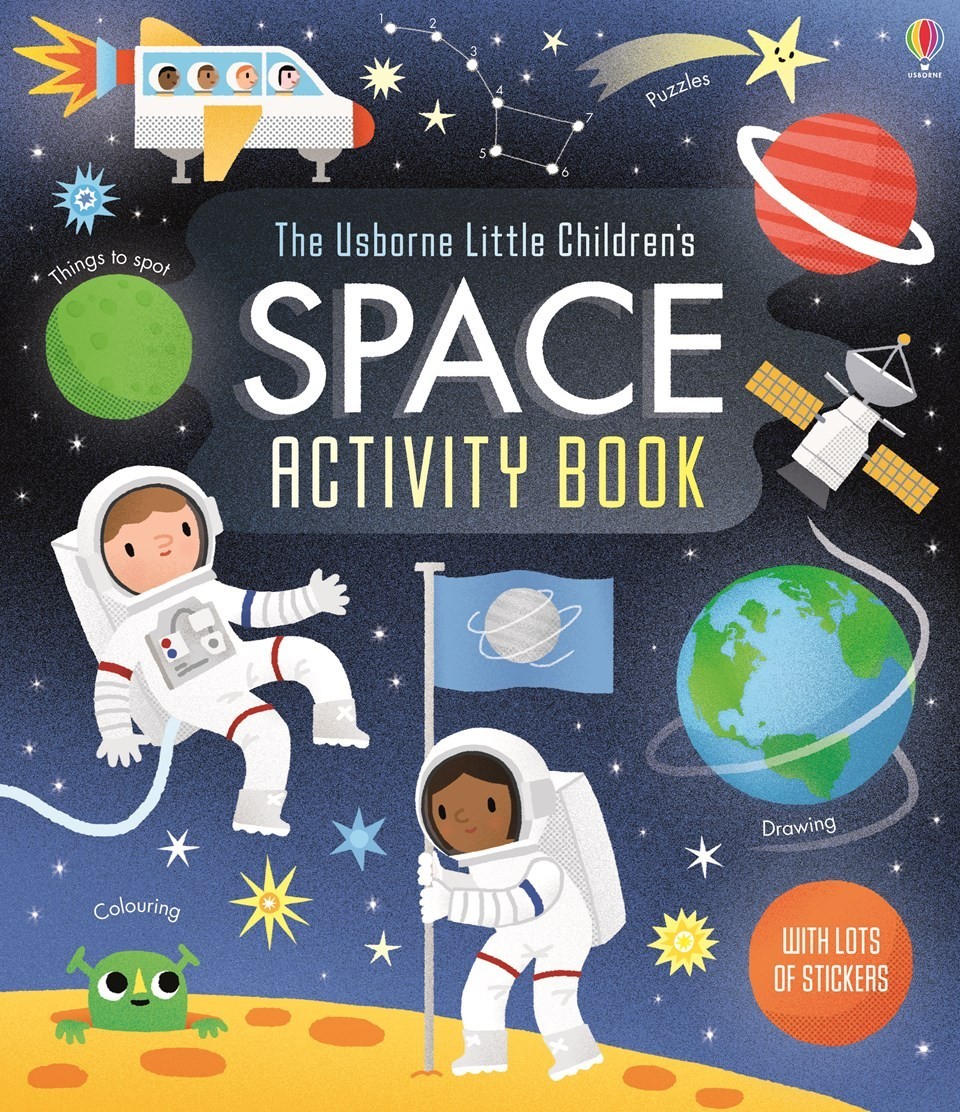 Little children\'s space activity book