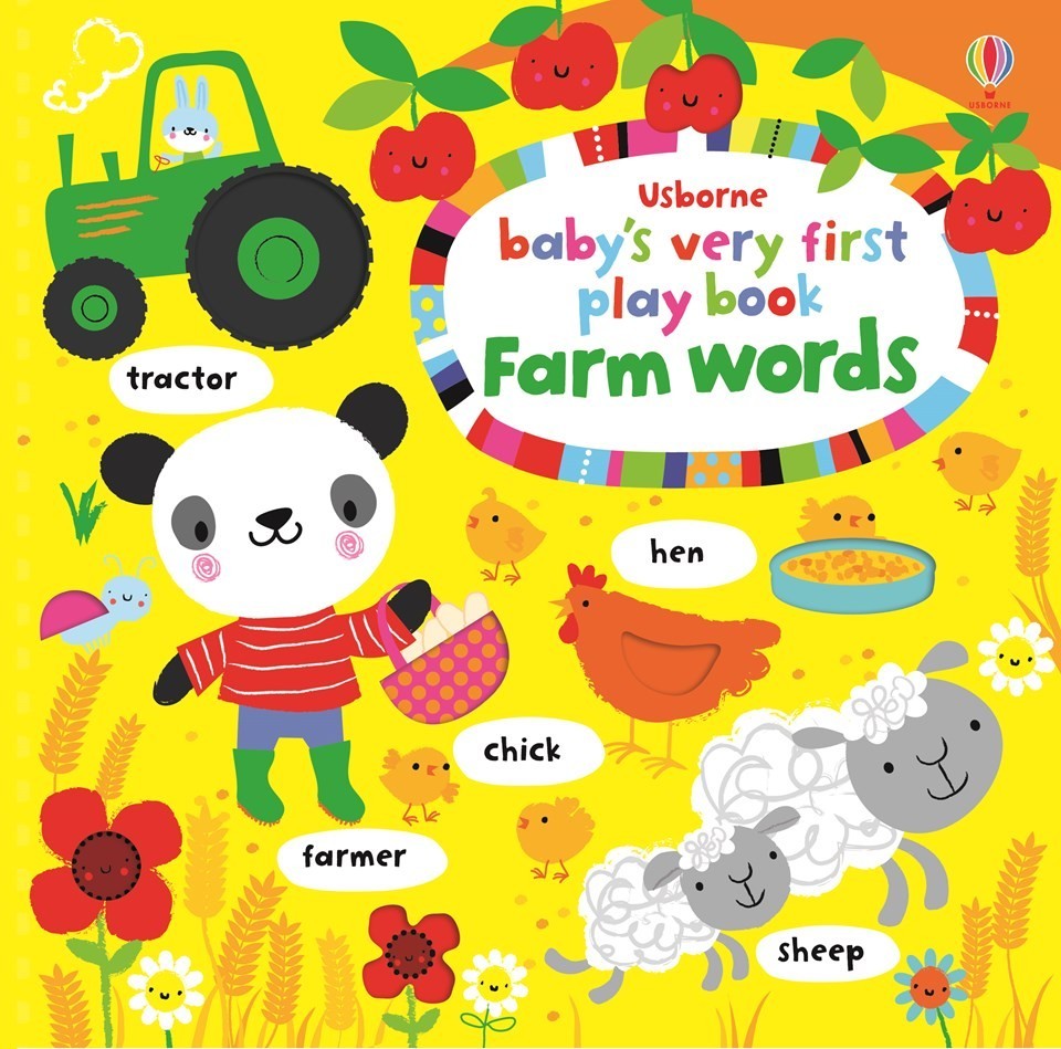 Baby\'s very first play book farm words