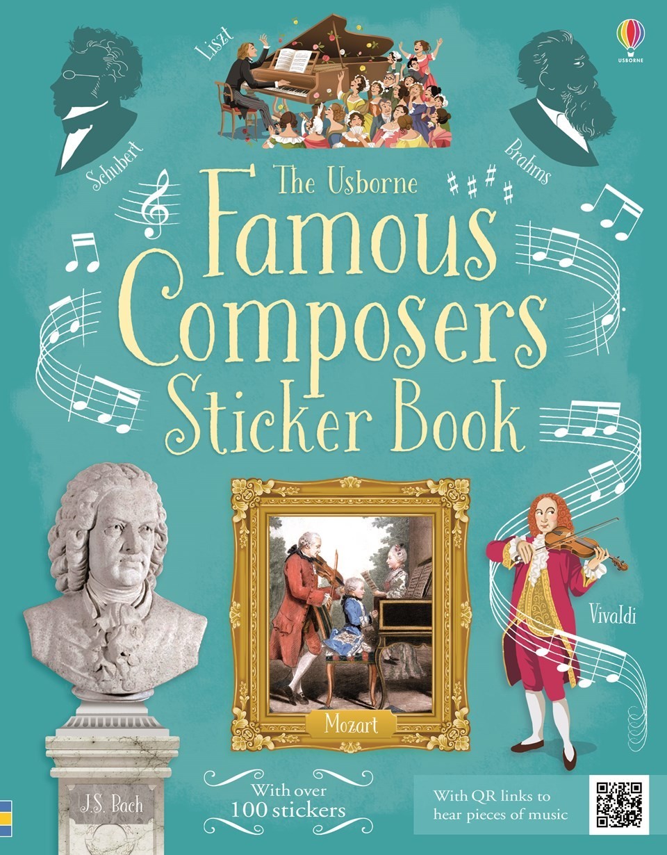 Famous composers sticker book