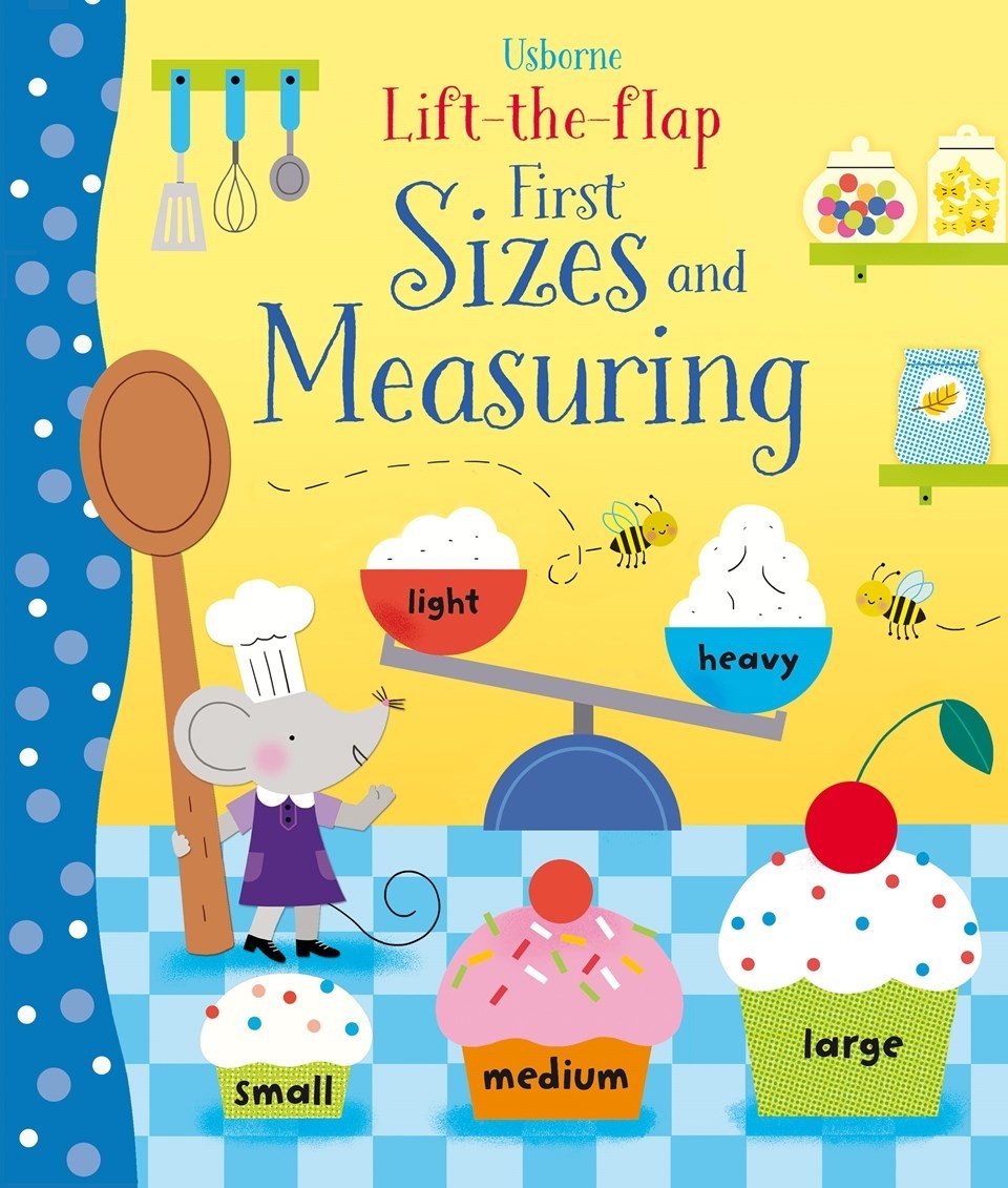 Lift-the-flap first sizes and measuring