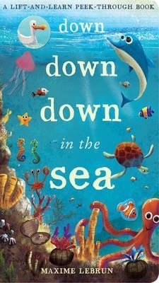 Down Down Down in the Sea : A lift-and-learn peek-through book