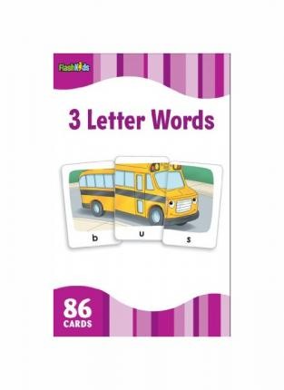 3 Letter Words (Flash Kids Flash Cards)