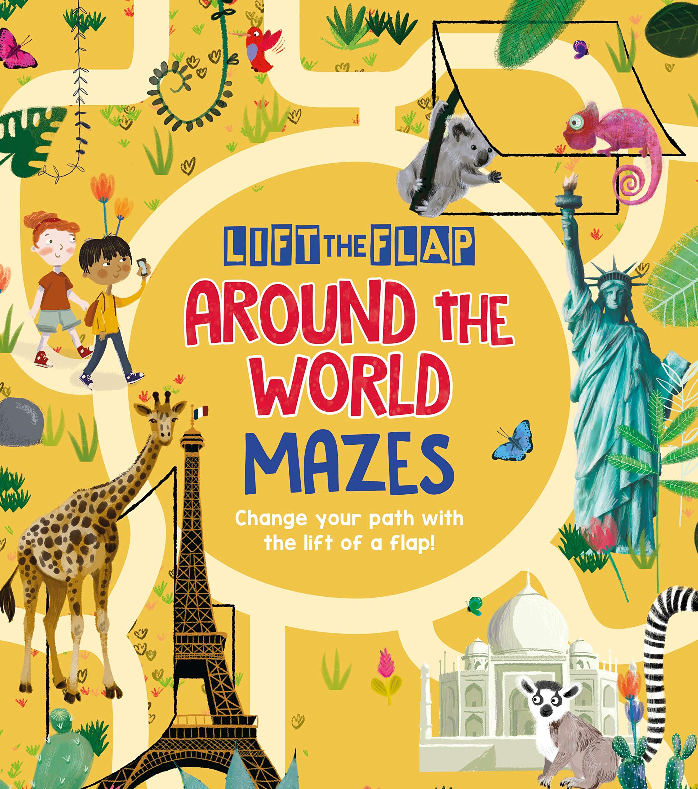 Lift-the-Flap: Around the World Mazes : Change Your Path with the Lift of a Flap!