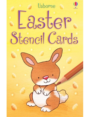 Easter stencil cards