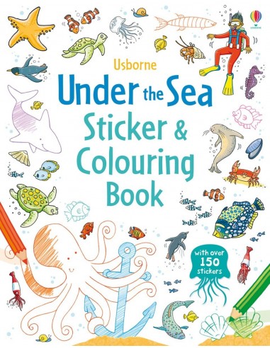 Under the sea sticker and colouring book