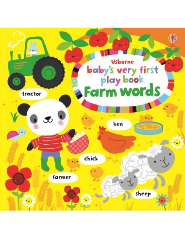 Baby's very first play book farm words