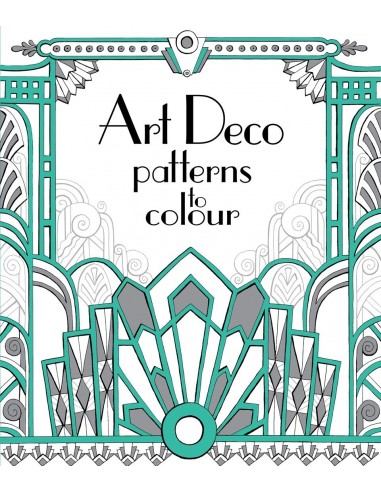 Art Deco patterns to colour