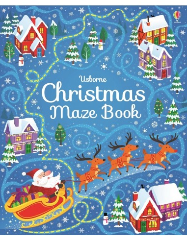 Christmas maze book