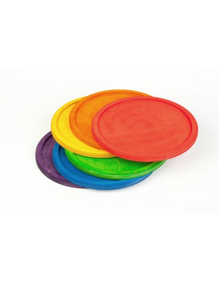 6 rainbow dishes