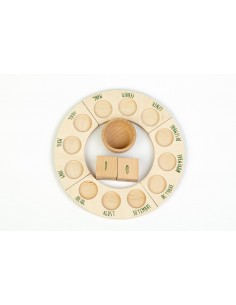 Plataforms, dices & Bowl Perpetual calendar (ENGLISH)