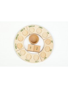Plataforms, dices & Bowl Perpetual calendar (ENGLISH) 2